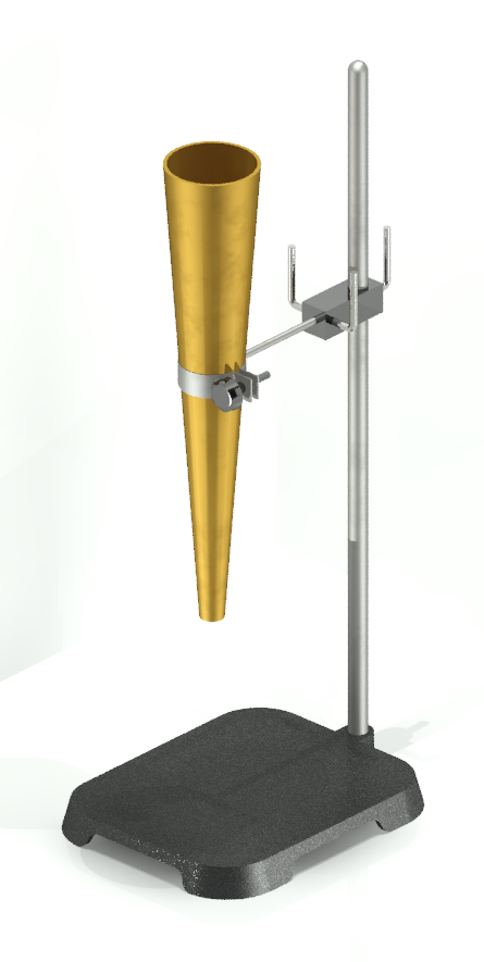 J14 FUNNEL WITH STAND -  WITH MEASURING CYLINDER